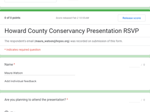 Maura Watson Registration